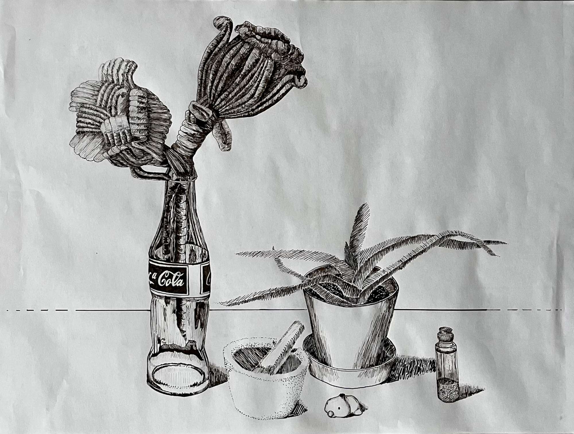 ink drawing number 2 by Sylvia Halbrooks